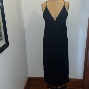 Iro Black Lightweight Midi Dress 40